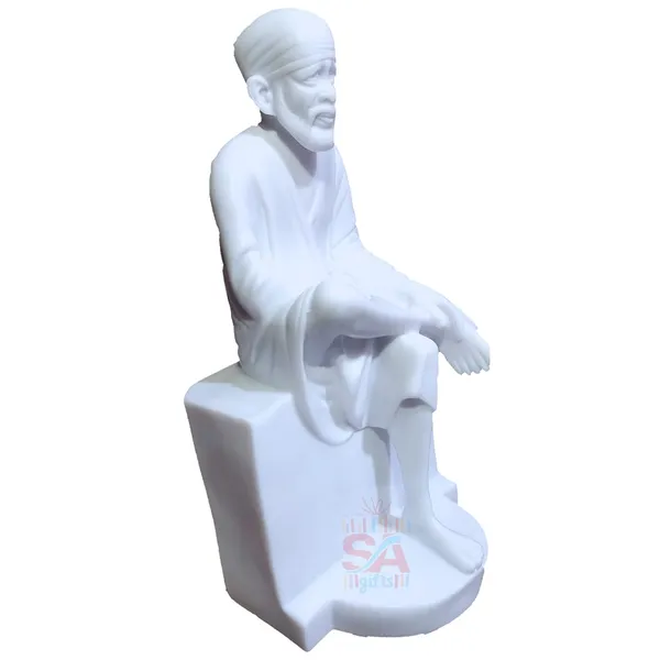 Sai_Amrut_Gifts_Sai_Baba_marble_Dust_Statue_Decorative_Showpiece_-_12"_(Marble,_White)_-_Home_Decor
