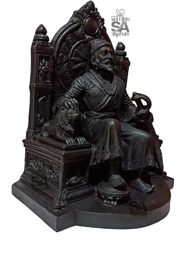S_A_Gifts_Sai_Amrut_Chhatrapati_Shivaji_Maharaj_The_Legend_of_Maharashtra_Statue_(1_feet,_Black)