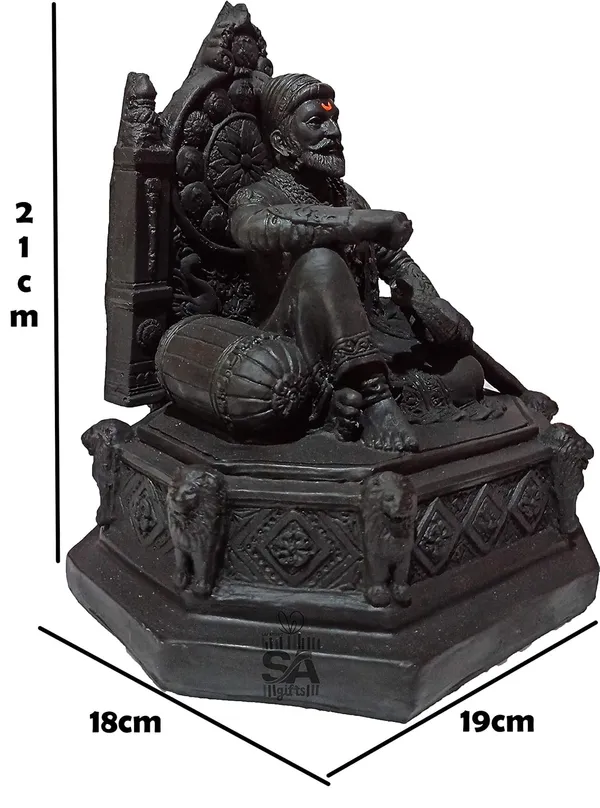 Sai_Amrut_Chhatrapati_Shivaji_Maharaj_The_Legend_of_Maharashtra_Statue_Idol_(8_Inch)_Marble