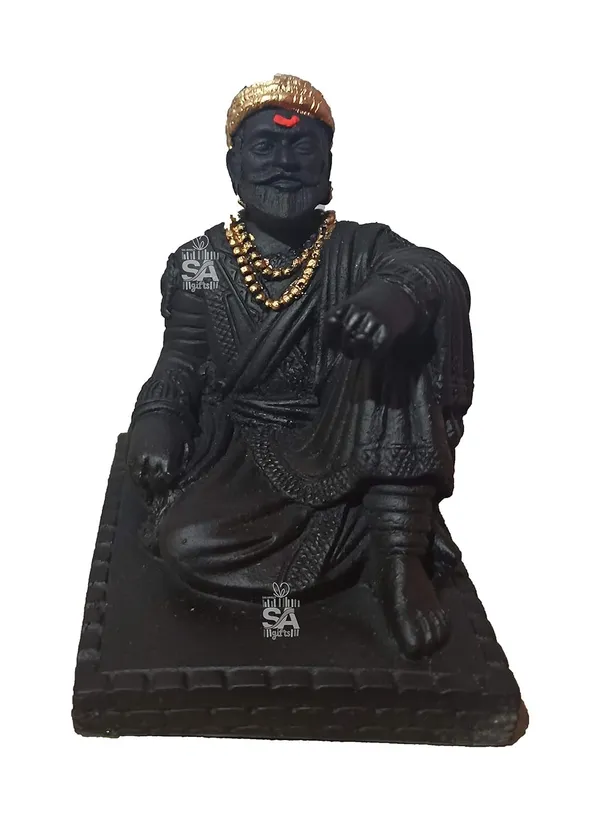Stone_Chhatrapati_Shivaji_Maharaj_Statue,_Standard,_Brown
