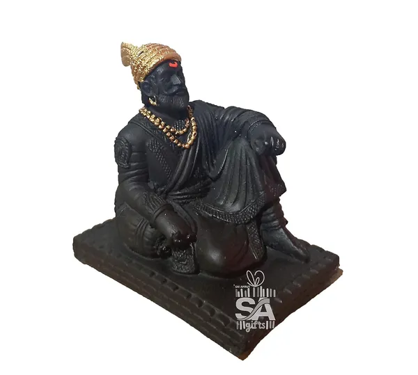 Stone_Chhatrapati_Shivaji_Maharaj_Statue,_Standard,_Brown
