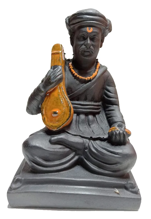 S_A_Gifts_Plastic_Shant_Tukaram_Maharaj_Idol_(Black,_3_x_2_x_3_Inch)
