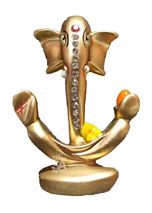 Sai_Amrut_Polyresine_Ganesh_Ji_Idol_for_Car_Dashboard_&_Gifting_Purpose_(3_Inch,_Gold)