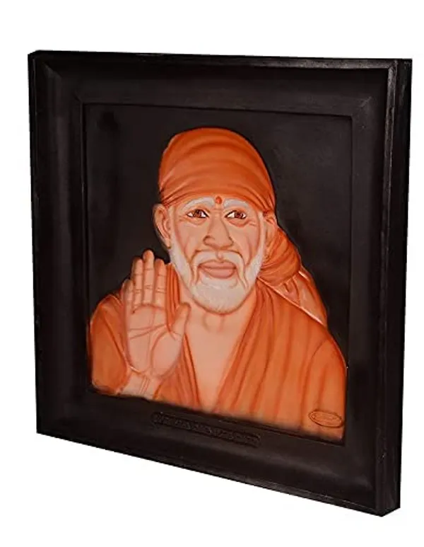 Sai_Amrut_S_A_Gifts_Sai_Baba_3D_Wall_Hanging_Matte_Finish_Photo_Frame_for_Home_Decor_&_Gift