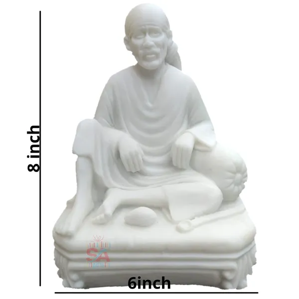 Sai_Amrut_Gifts_Italian_Marble_Sai_Baba_Dwarkamai_Statue_for_Home_and_Pooja_Room_(Design_2)