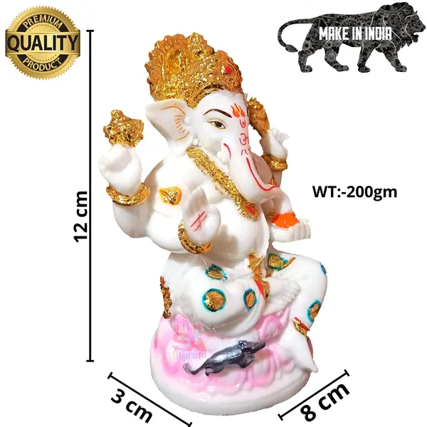 Gold_Foil_Ganesh_Idol_for_Home_Decor,_Marble_Dust_Ganpati_Statue_for_Car_Dashboard,_Home,_Mandir,_Pooja,_Office