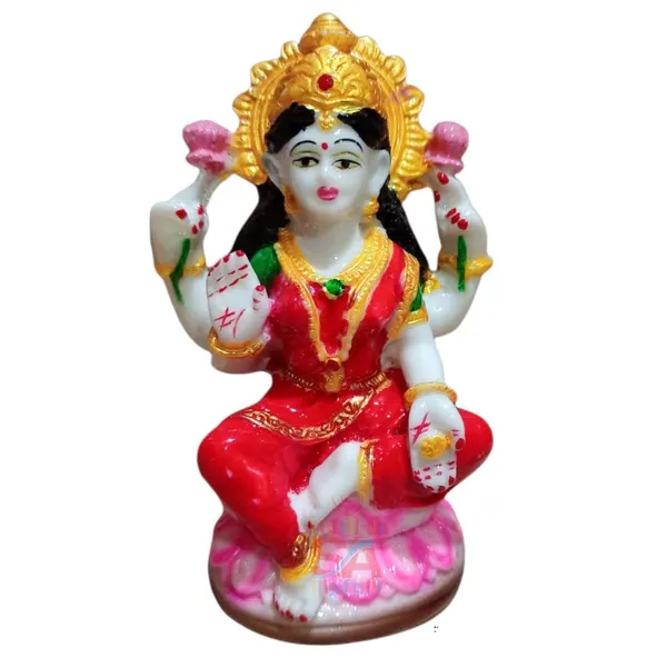 Sai_Amrut_Handcrafted_Laxmi_MATA_ji_Idol/Statues_for_Home_Decor,_Pooja_(Multicolor)