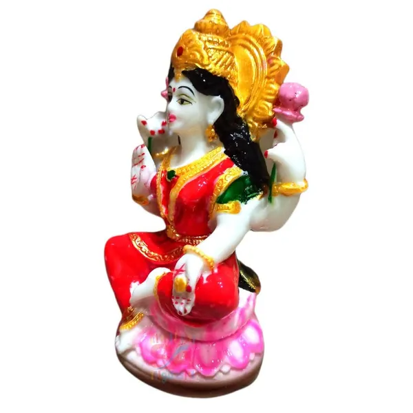 Sai_Amrut_Handcrafted_Laxmi_MATA_ji_Idol/Statues_for_Home_Decor,_Pooja_(Multicolor)