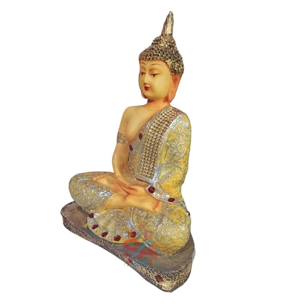 Polyresin_Meditating_Sitting_Buddha_Statue_Showpiece_for_Home_Decoration_and_Gifting_(9_inch,_Yellow)