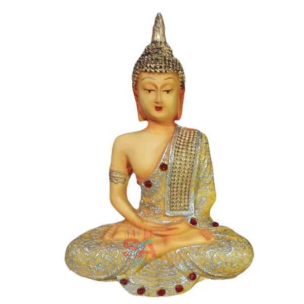 Polyresin_Meditating_Sitting_Buddha_Statue_Showpiece_for_Home_Decoration_and_Gifting_(9_inch,_Yellow)