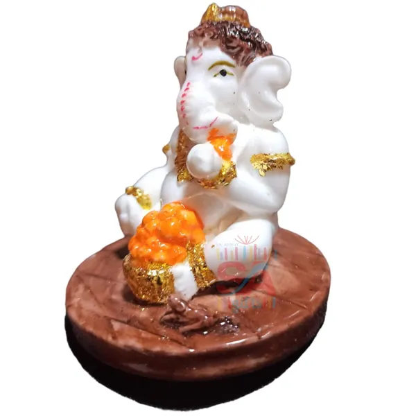 Polymarble_Gold_Foil_Work_Ganesha_Murti_Idol_Decorative_Showpiece_for_Home_Decor,_Pooja_and_Car_Dashboard_(6cm)