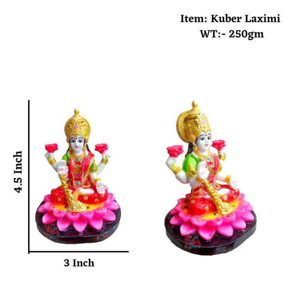 Sai_Amrut_Polymarble_Handcrafted_Laxmi_Mata_Ji_Idol_(Laxmi_Idol,_Fantasy,_7.62_Cm,_7.62_Cm,_Multicolor)