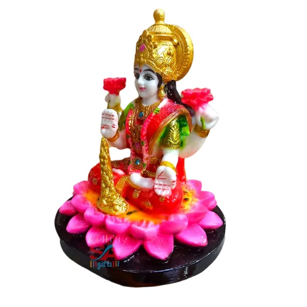 Sai_Amrut_Polymarble_Handcrafted_Laxmi_Mata_Ji_Idol_(Laxmi_Idol,_Fantasy,_7.62_Cm,_7.62_Cm,_Multicolor)