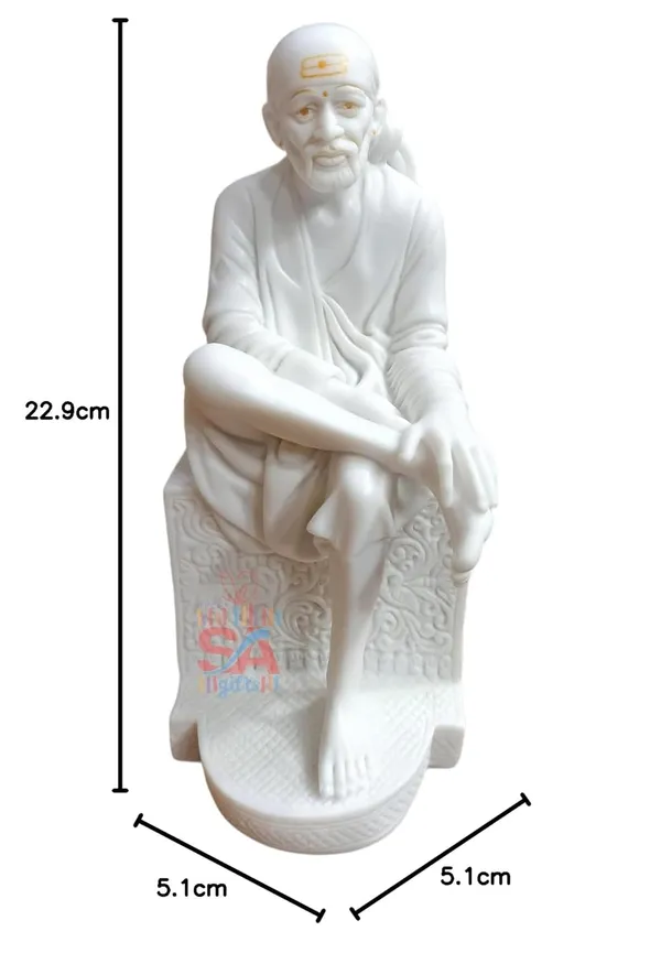 Marble_Dust_Sirdi_Sainath_Baba_Idol_for_Pooja_Room_and_Home_Decor_(9_Inch)