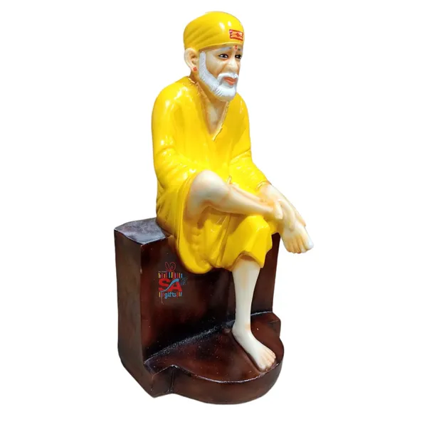 Marble_Sai_Baba_Statue_Decorative_Showpiece_(12_Inch,_Yellow)