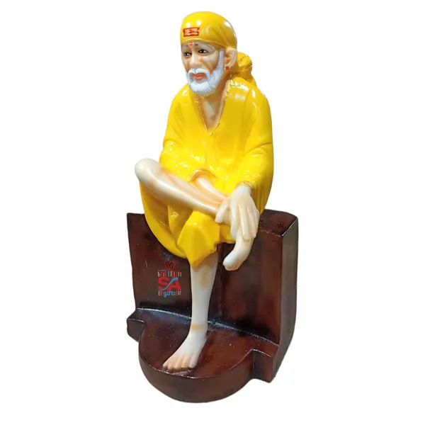 Marble_Sai_Baba_Statue_Decorative_Showpiece_(12_Inch,_Yellow)