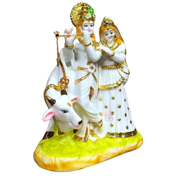 Radha_Krishna_Idol/Murti/Figurine.Lord_Radha_Krishna_Idol_for_Anniversary_House_Warming_Gift_(9_x_5_x_3_in)