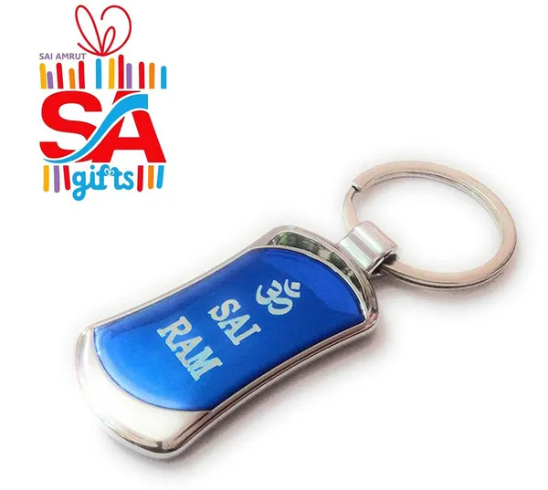 Sai_Amrut_Shirdi_Sai_Baba_Stainless_Steel_Key_Chains_for_Car,_Home_and_Bike(Blue_4)