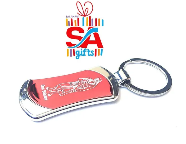 Sai_Amrut_Shirdi_Sai_Baba_Stainless_Steel_Key_Chains_for_Car,_Home_and_Bike(red_2)