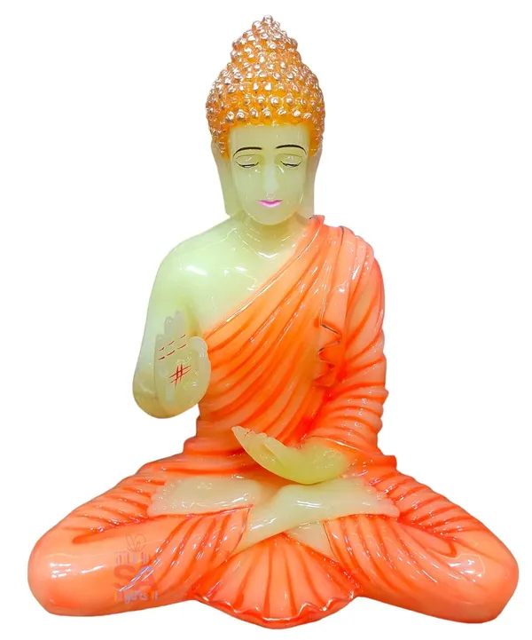 Marble_Buddha_Statue,_Glowing_Radium_Night_Showpiece,_Sitting_Gautam_Buddha_Idol,_Unique_Decor_for_Home,_Office,_or_Meditation_Space_(Orange)