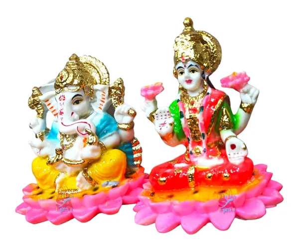 Marble_Lord_Ganesh_ji_and_Laxmi_ji_Idol_for_Diwali,_Pooja_Room,_Home_and_Decoration_(Gold_foil_Work,_4.5_Inches)