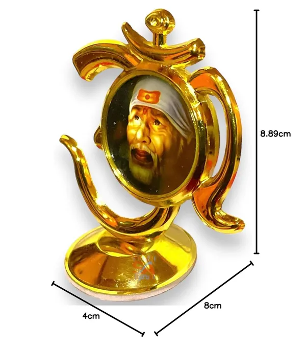 Sirdi_Sai_Baba_Car_Dashboard_Idol_in_Om_Design_(3.5_Inch)_(White)