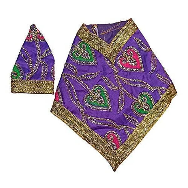 Handcrafted_Sai_Baba_Poshak_Dresses_-_Multi-Coloured_Velvet_Cloth_-_Sai_Ram_Vastra_-_Unique_and_Divine_Sai_Baba_Dress_Set_-_Pack_of_7_(3No_7.5_Inch,_Design_-_1)