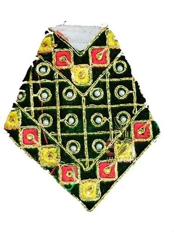 Handcrafted_Sai_Baba_Poshak_Dresses_-_Multi-Coloured_Velvet_Cloth_-_Sai_Ram_Vastra_-_Unique_and_Divine_Sai_Baba_Dress_Set_-_Pack_of_7_(4No_9_Inch,_Design_-_3)