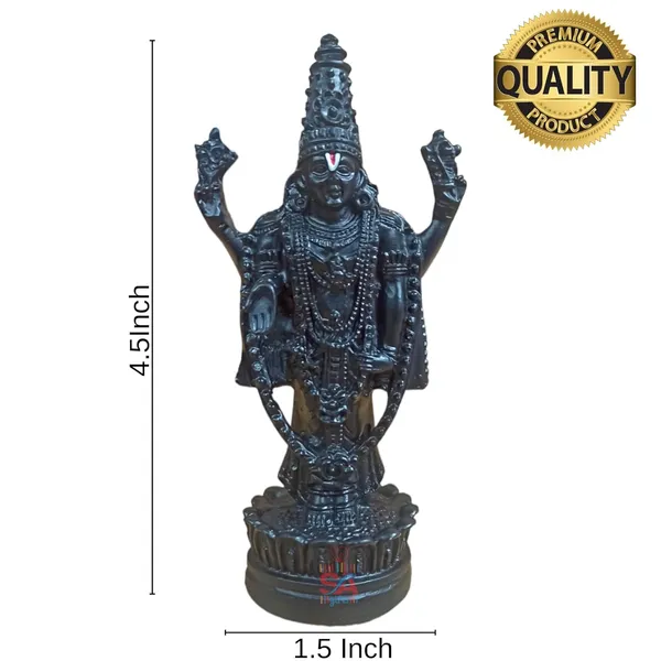 Balaji_murti_for_car_(Black_(Marble))_3Inch,_Religious