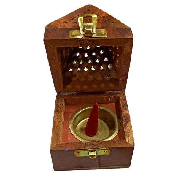 Wooden_Sambrani_Dhup_Cup_Cone_Dhoop_Batti_Stand_Incense_Holder_for_Pooja_Puja_Item_Stand_Ash_Catcher_Handcrafted_Traditional_Design_for_Aromatic_Rituals_-_Pack_of_1