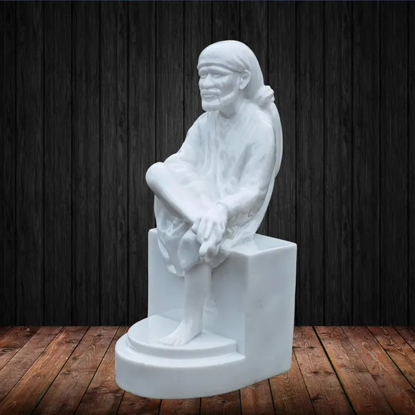 Sai_Amrut_Replica_of_Sai_Baba_Samadhi_Mandir_Marble_Idol_Statue_for_Pooja_(White)