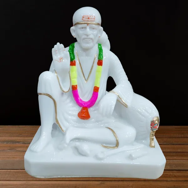 Sai_Amrut_Gifts_Italian_Marble_Sai_Baba_Dwarkamai_Statue_for_Home_and_Pooja_Room_(6_*_5_Inch)