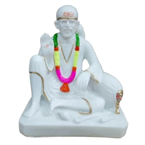 Sai_Amrut_Gifts_Italian_Marble_Sai_Baba_Dwarkamai_Statue_for_Home_and_Pooja_Room_(6_*_5_Inch)