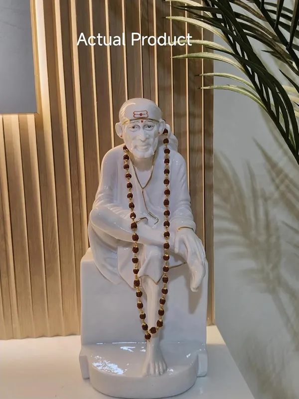 Sai_Baba_Marble_Idol_|_Handcrafted_White_Marble_Murti_|_Height_15_Inch_|_Spiritual_&_Home_Temple_Dacor