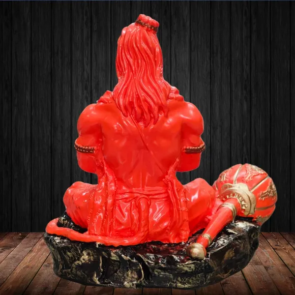 Shri_Hanuman_Idol_Bajrang_Bali_Idol/Shri_Hanuman_ji_Murti_to_Protect_from_Negative_Energy/for_Good_Luck,_Success,_and_Prosperity_(Orange)_(7.5_Inch)