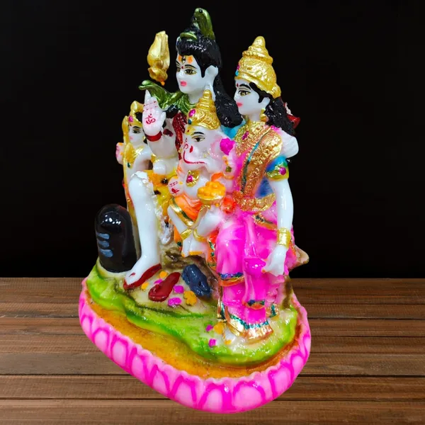 Marble_Lord_Shiva_Parvati,_Kartikeya_and_Ganesha_Murti_|_Shiv_Family_Parivar_|_Idol_Statue_for_Home_Decor_|_Mandir_Temple_Gift_Showpiece_|_Finish_Murti_for_Pooja_Room_(Multicolor,_7_Inch)