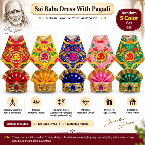Sai_Amrut_Gifts_Sai_Baba_Dress_With_Pagadi_Premium_Decorative_Idol_Dress_Turban_Set_1_No_4_5_Inch