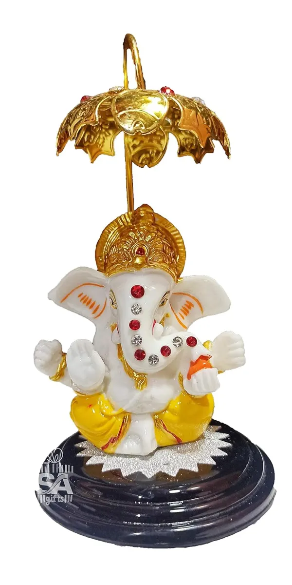 Sai_Amrut_Polyresine_Chatri_Ganesh_Ji_Idol_For_Home_Pooja_Room_7_Inch