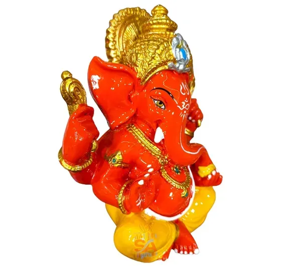 Sinduri_Ganpati_Bappa_Ganesh_Murti_Idol_And_Statue_For_Mandir_Home_Decor_More