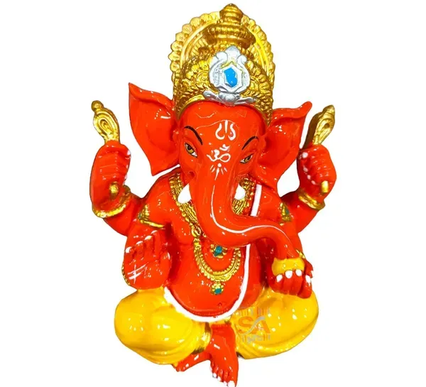 Sinduri_Ganpati_Bappa_Ganesh_Murti_Idol_And_Statue_For_Mandir_Home_Decor_More