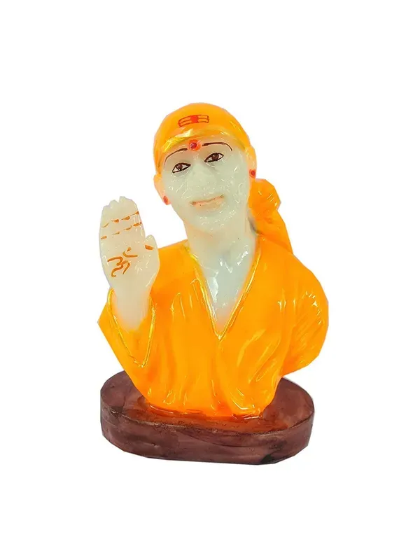 Gifts_Shirdi_Baba_Marble_Dust_Idol_Murti_For_Car_Dashboard_Yellow_2_Inch