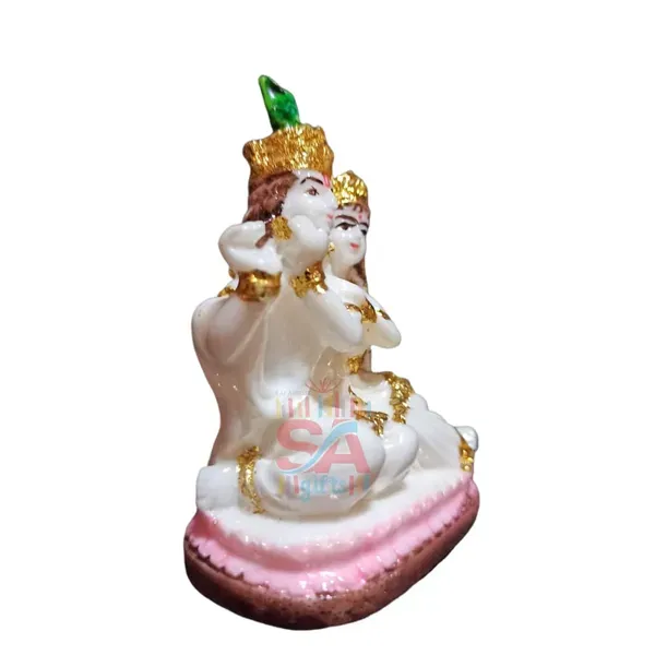 Polymarble_Gold_Foil_Work_Radha_Krishna_Murti_Idol_Decorative_Showpiece
