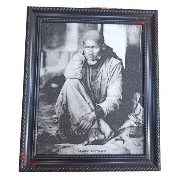 Sirdi_Sai_Baba_Idol_Photo_Frames_For_Home_And_Pooja_Room_12_X_15_Inch_Bla_More
