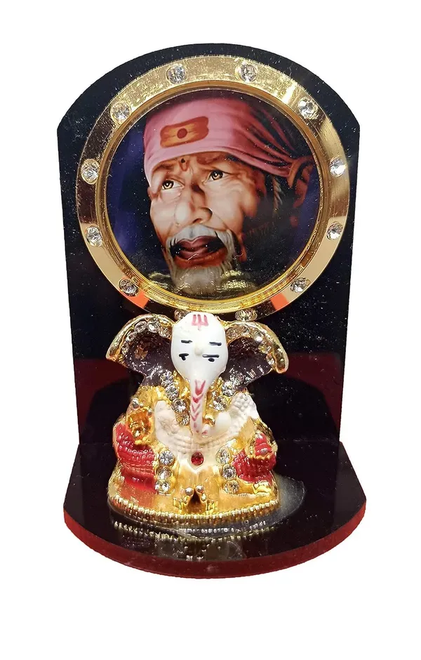 S_A_Gifts_Acrylic_Sai_Baba_Ganpati_Idol_For_Car_Dashboard_Decorative_Showpiece