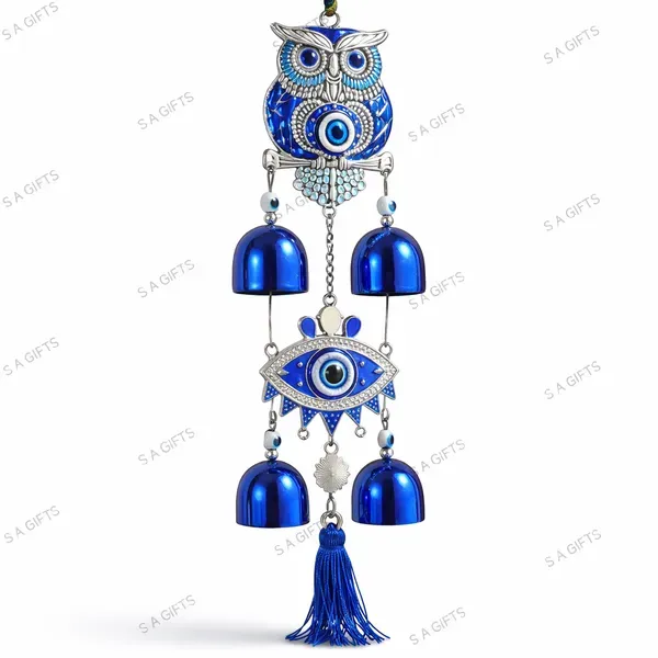 Sai_Amrut_Gifts_Blue_Evil_Eye_Owl_Hanging_Wind_Chime_Home_Decor_Door_Car_More
