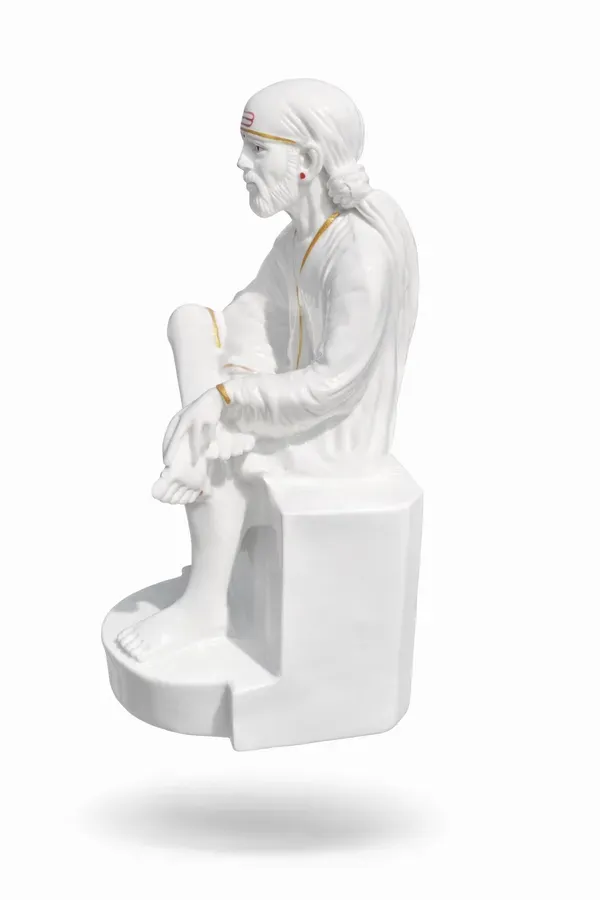 White_Marble_Sai_Baba_Sitting_Idol_9_Inch_Premium_Handcrafted_Murti_With_More