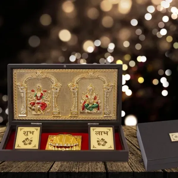 Sai_Amrut_Gifts_Gold_Plated_Laxmi_Ganesh_Gift_Box_With_Shubh_Labh_Charan_More
