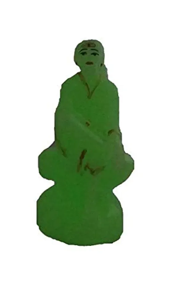 Stone_Sai_Baba_Radium_Idol_3_Inch_Green