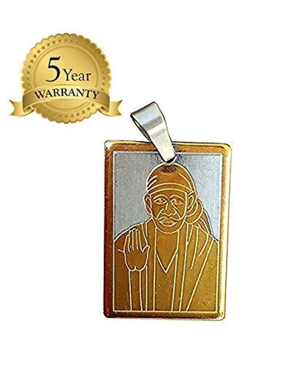 S_A_Gifts_Sai_Amrut_Sai_Baba_Brass_Pendant_With_Silver_Gold_Plated_For_Me_More