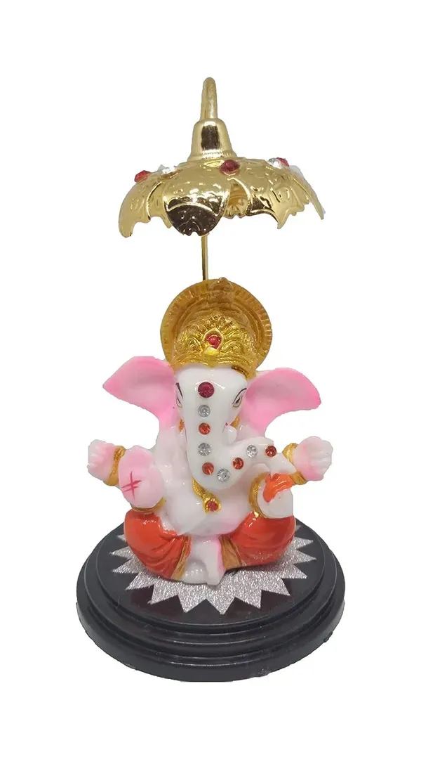 S_A_Gifts_Sai_Amrut_Fiber_Lord_Ganesha_Ganesh_Ganpati_Idol_Murti_Red